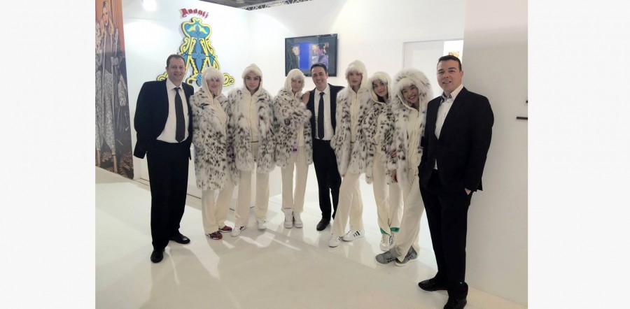 AVANTI FURS Brand owners at Fur Excellence in Athens 2015
